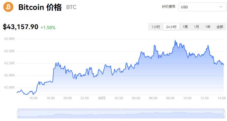 比特币行情实时走势图-第1张图片-妍旭链视界